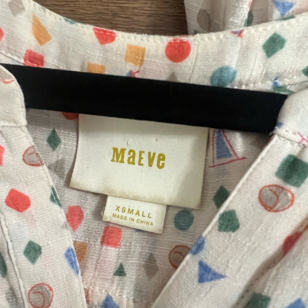 Maeve Multicolor Geometric Pattern Dress - Picture 2 of 4